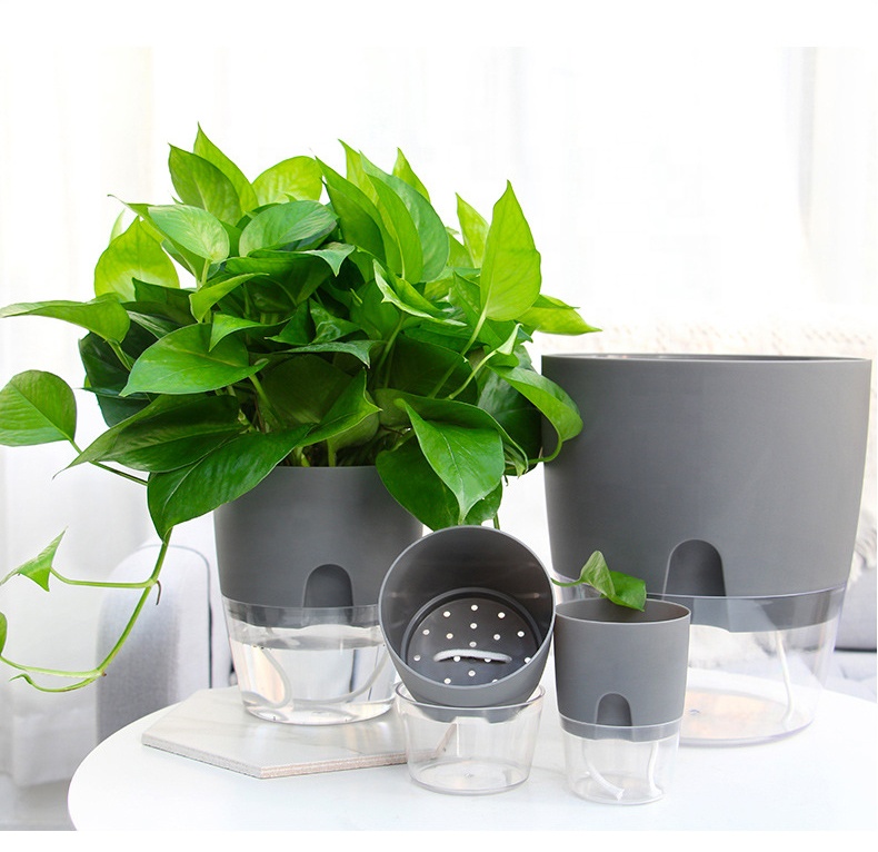 Горшок для комнатных растений декоративный с автополивом