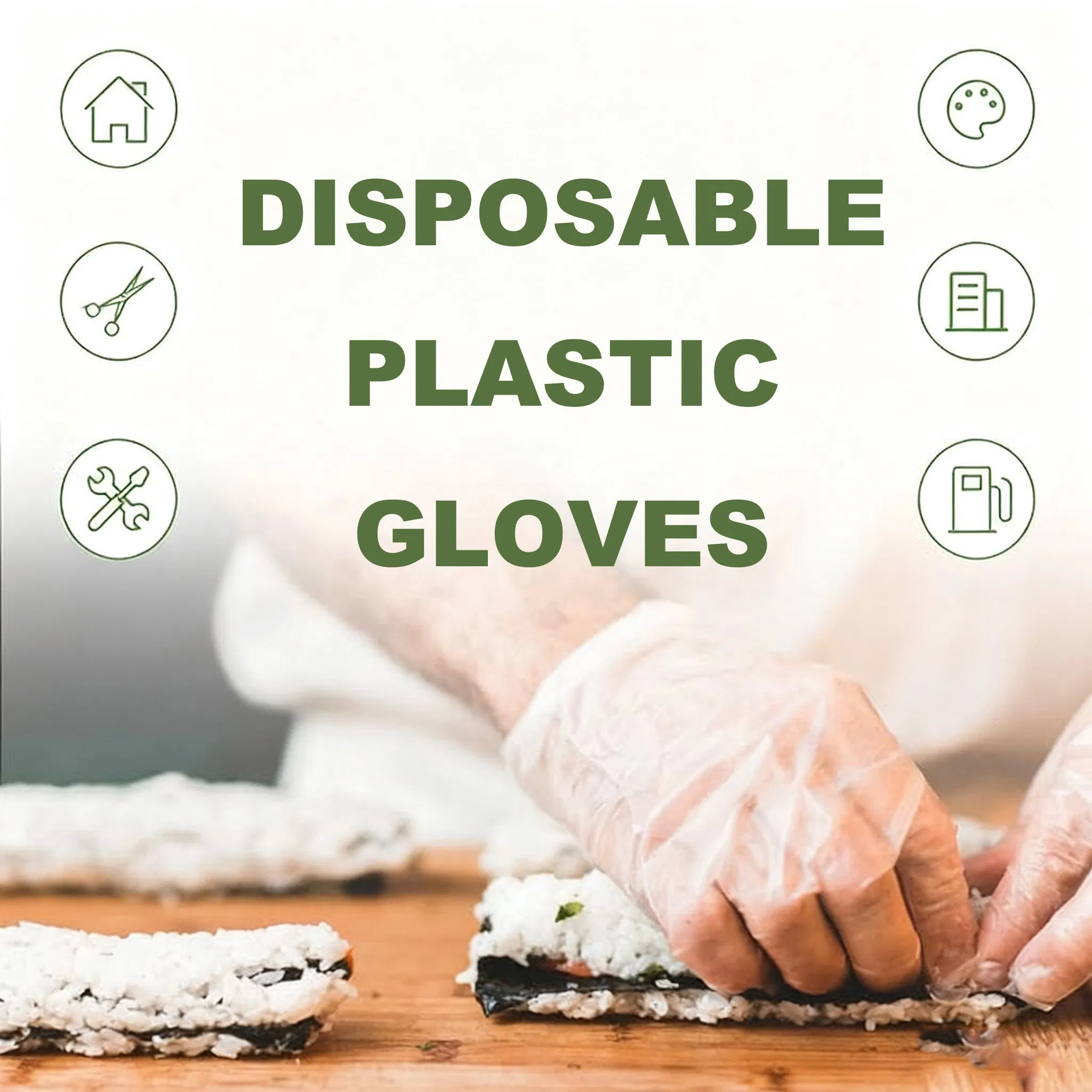 Disposable PE Gloves - Safe Hand Protector Disposable Gloves Kitchen Ware