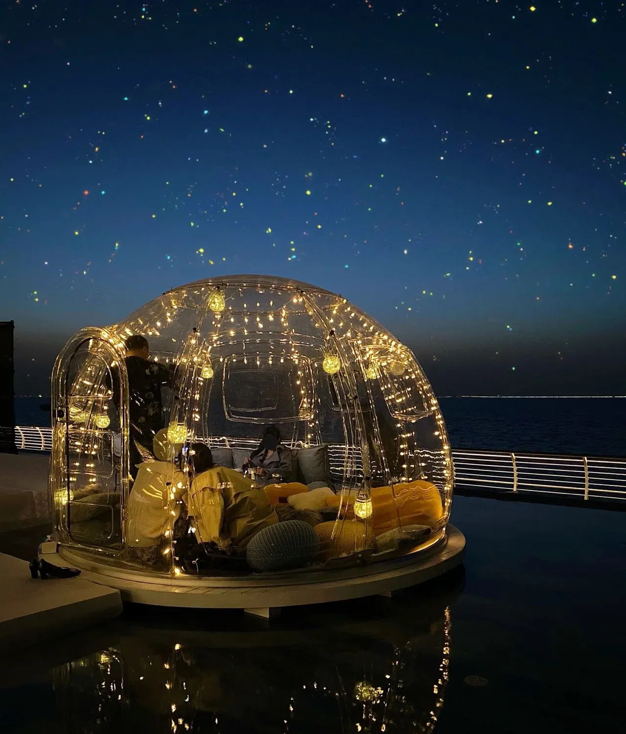 PC Dome House Starry Sky Room for Oversea Sales Transparent Bubble House