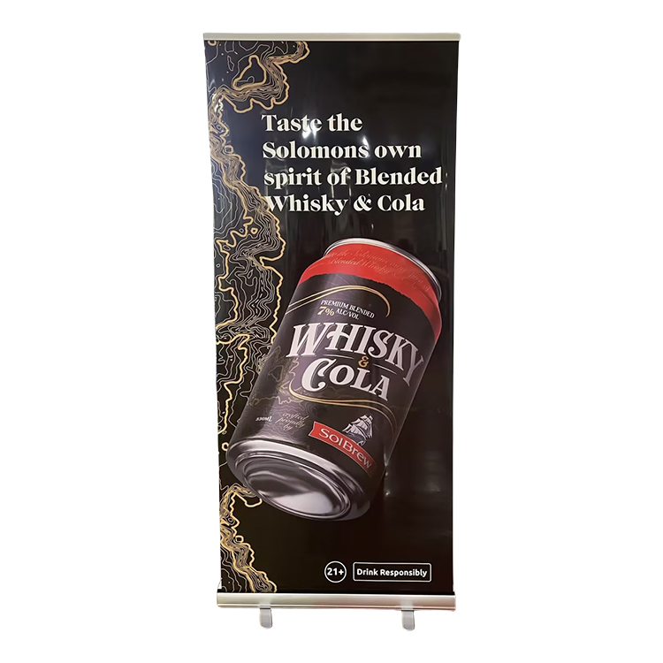 High Quality Exhibit Display Sale Custom Single Sided Roll up Banner Aluminum Retractable Roll up Banner Stand