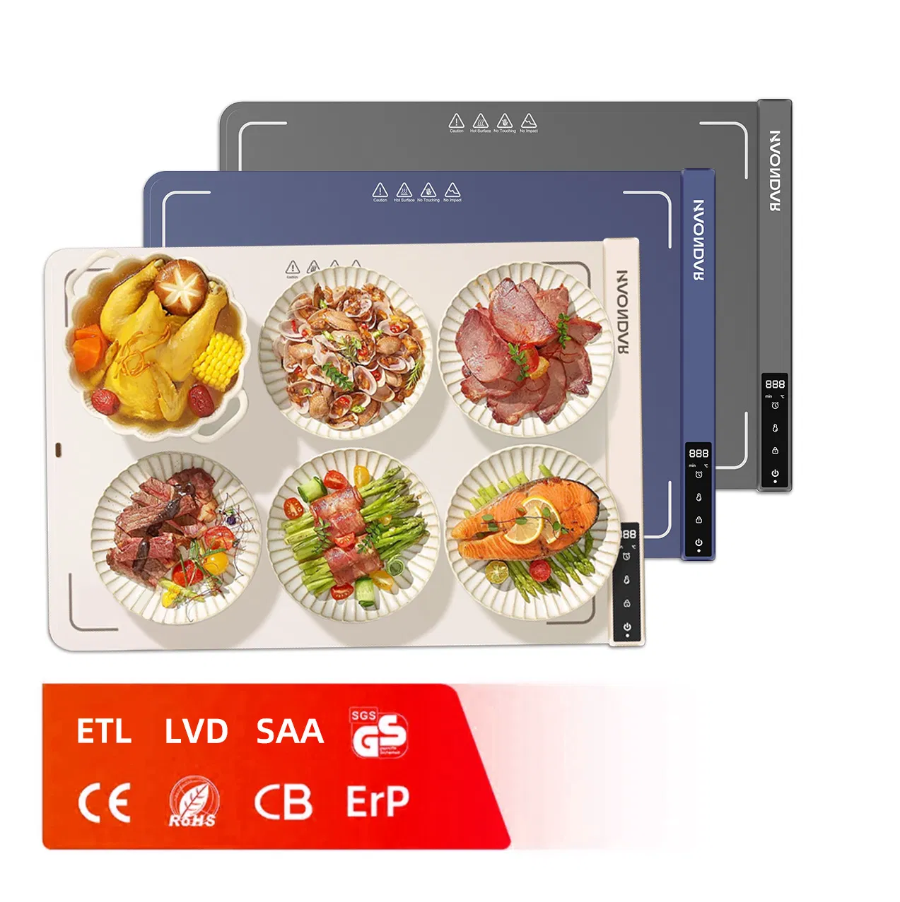 Customizable Silicone Electric Food Warming Mat for Parties