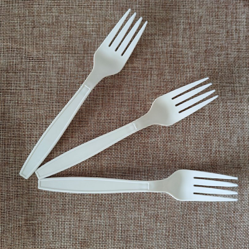 Wholesale Disposable Cutlery and Tableware Forks Set Disposable 150mm Corn Starch Knife Spoon