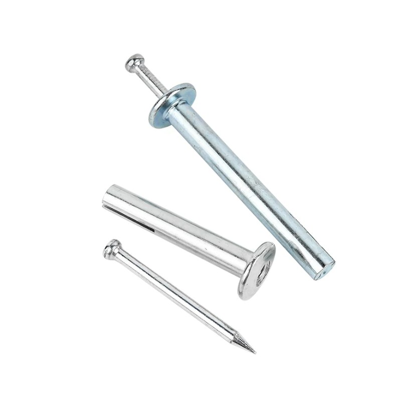 Zinc Alloy Block and Brick Concrete Wall Nail-in Expansion Anchor Hammer Pin Drive Anchor Zinc Plated Hit Anchor