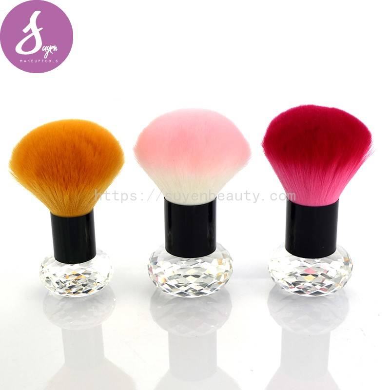 Colorful Synethic Hair Beauty Tool Large Powder Makeup Kabuki Brush