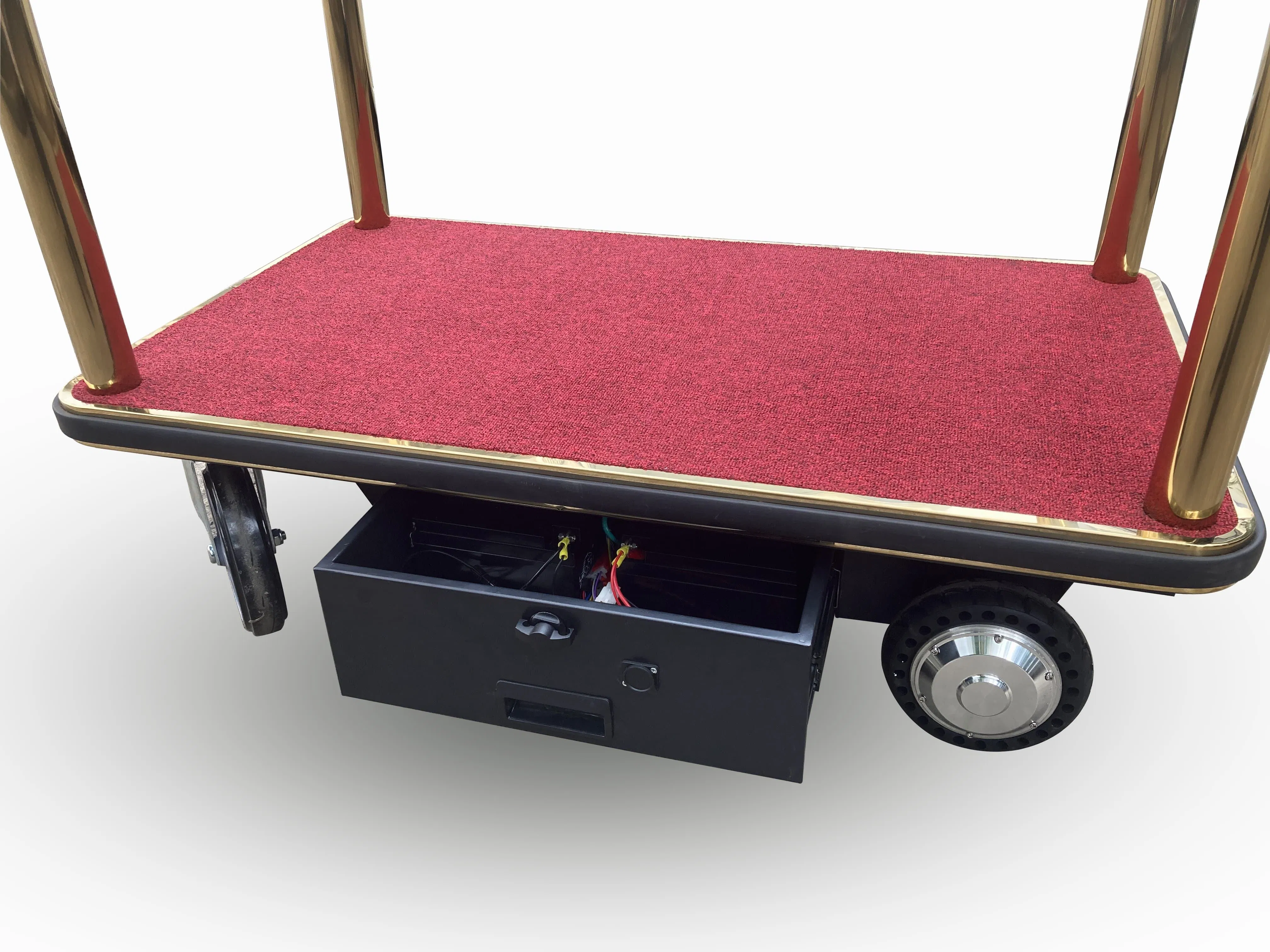 Electric Birdcage Luggage Cart for Boutique Hotels Customizable Easy to Operate