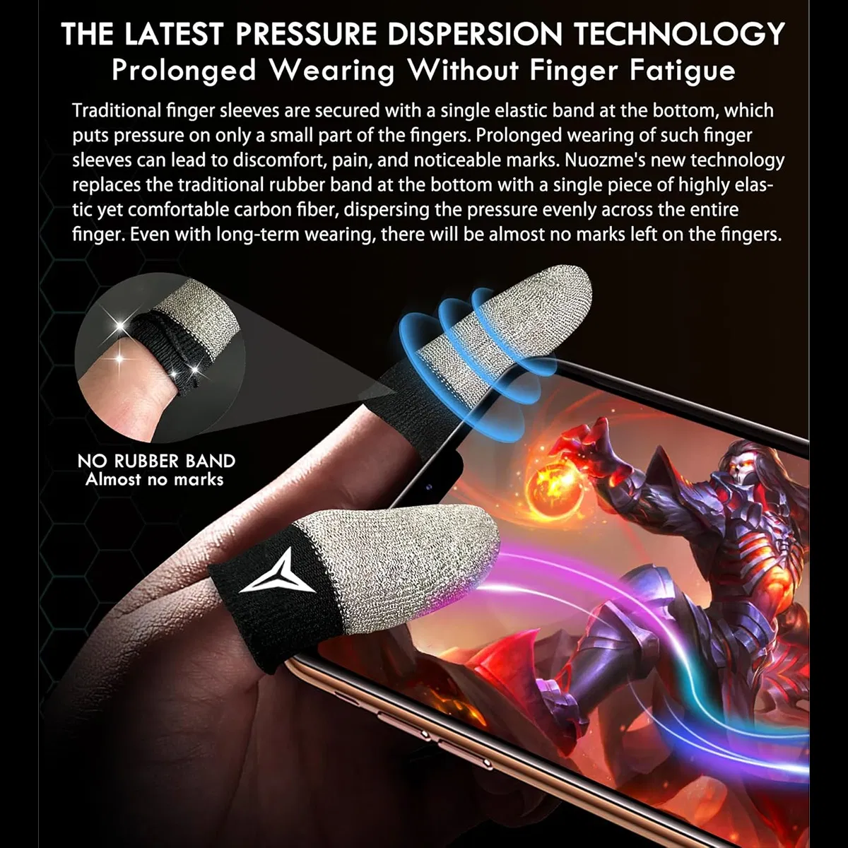 Антискользящие напальчники для геймеров