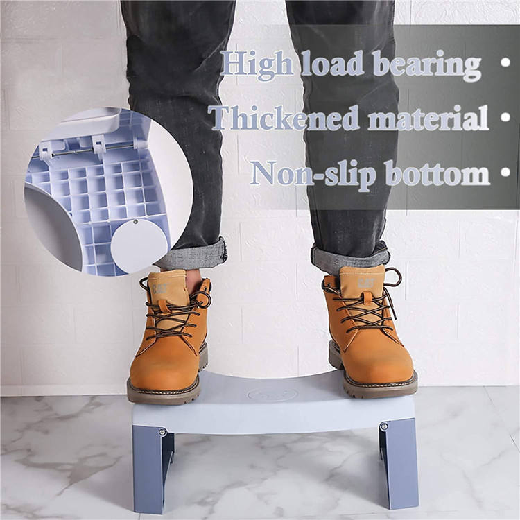 Adults Children Plastic Portable Squatting Bathroom Poop Toilet Collapsible Step Folding Stool