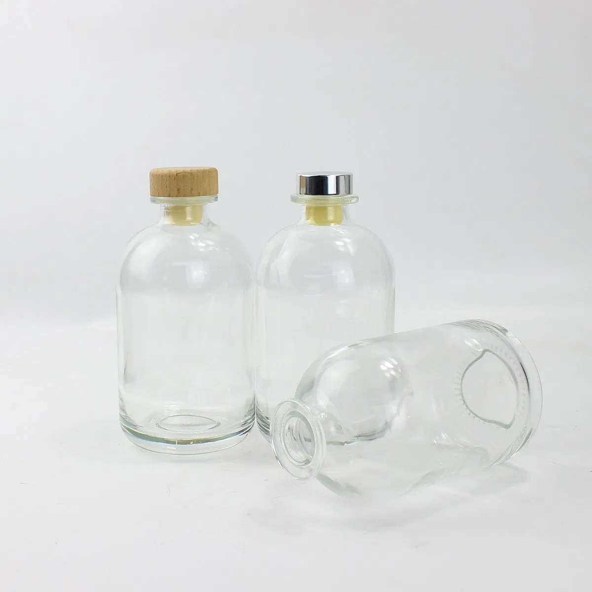 Wholesale 500ml 750ml 1L Transparent Empty Gin Whiskey Liquor Brandy Vodka Wine Glass Bottle
