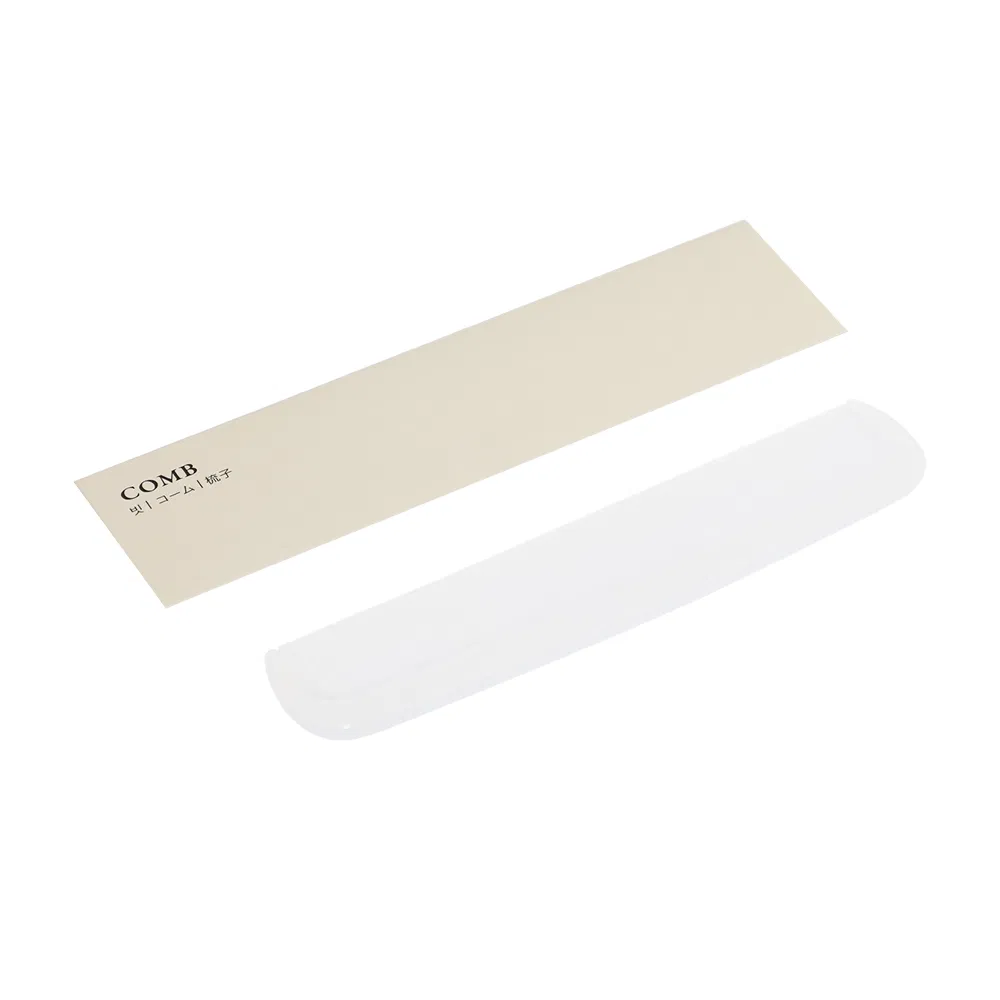 Premium Double Color Transparent Plastic Comb for Hotels