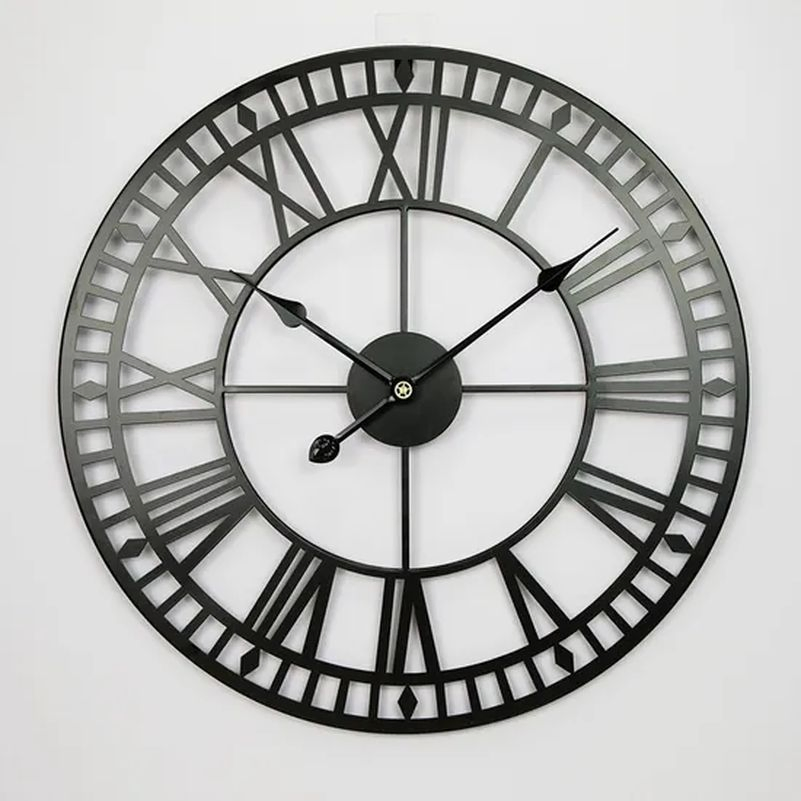40cm Wall Clock for Living Room Bedroom Kitchen Iron Wall Clock Hh007_2