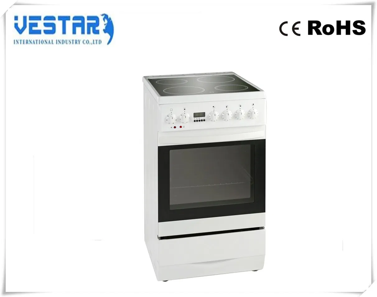 Free Standing 4 Burner Electric Cooker with Oven