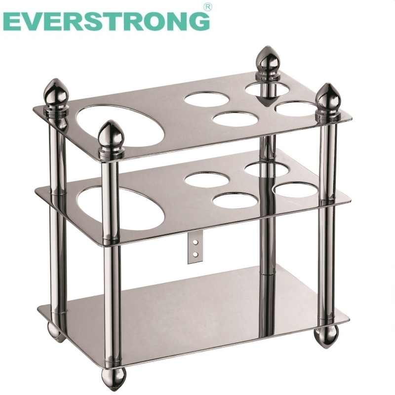 Everstrong Stainless Steel Tooth Brush Square Bathroom Toothbrush Holder