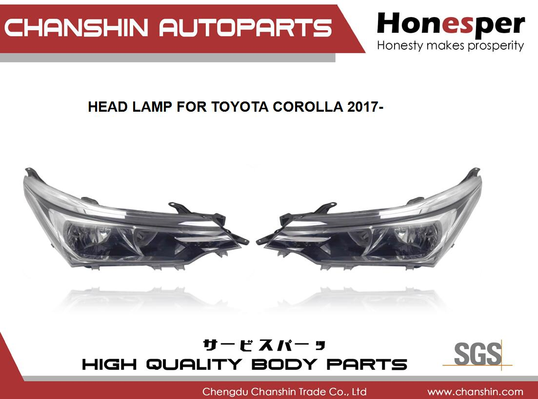 Фара головного света для Toyota Corolla 2017-2019