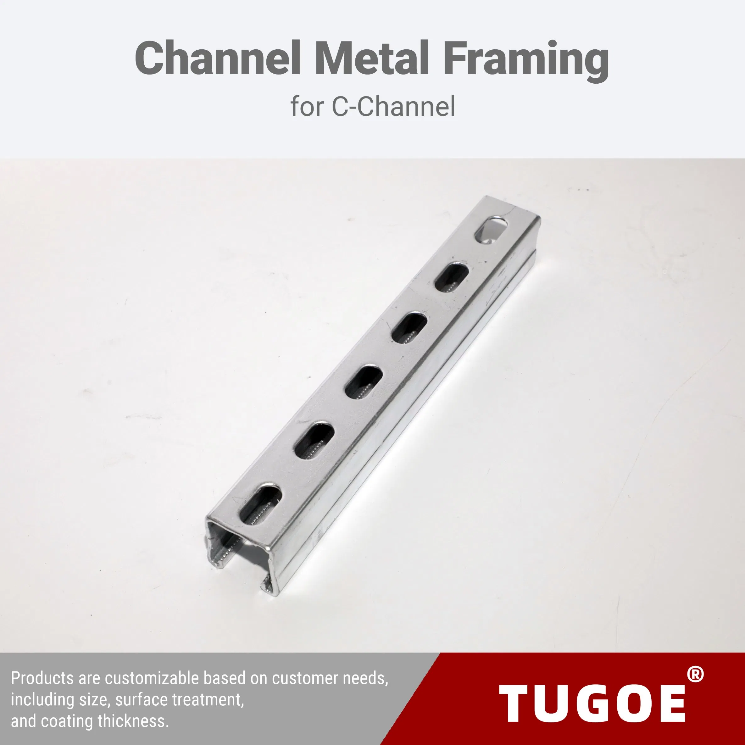 High Standard 1mm~3mm Easy Install Durable Single C Channel for House Construction