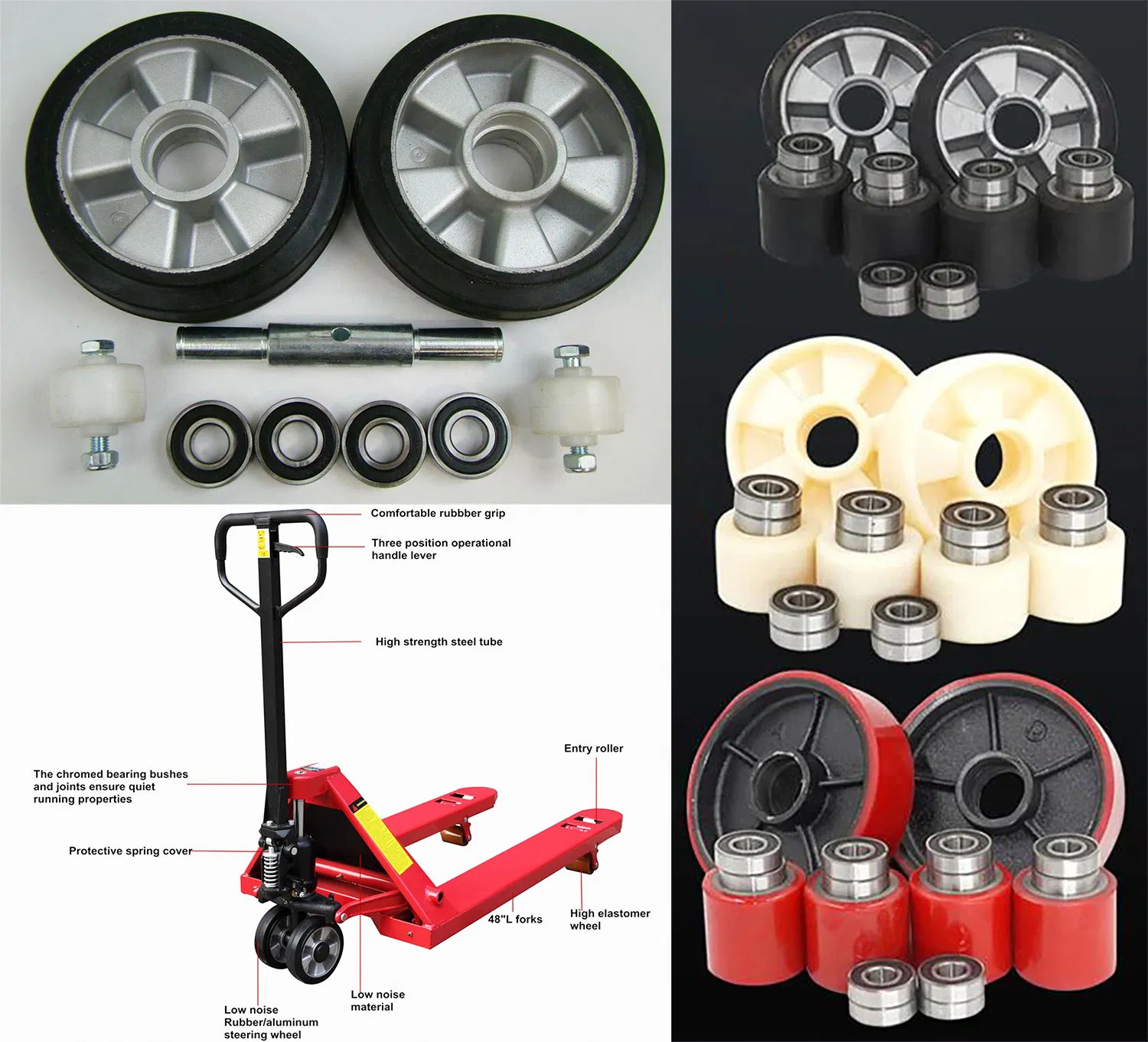 Heavy Duty Ruedas Pesadas Red PU Cast Iron /Rubber Castor Wheels Caster Heavy Single Trolley Wheel Polyurethane Iron Core 10inch