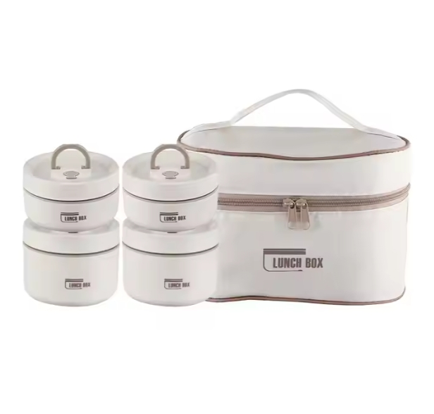 3-Layers Acrylic Plastic Borrow Word Sork Insulated Bento Lunch Box Kitchen Organizer Lb-3