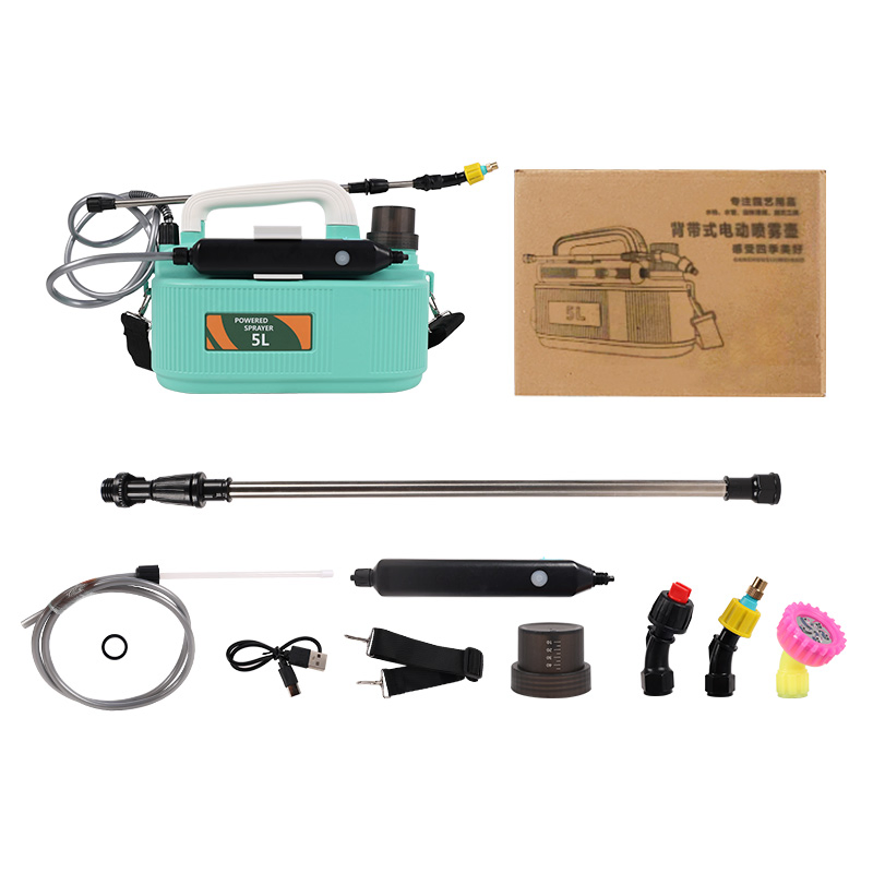 5L Electric Garden Sprayer Pump Sprayer Rechargeable Plant Mister