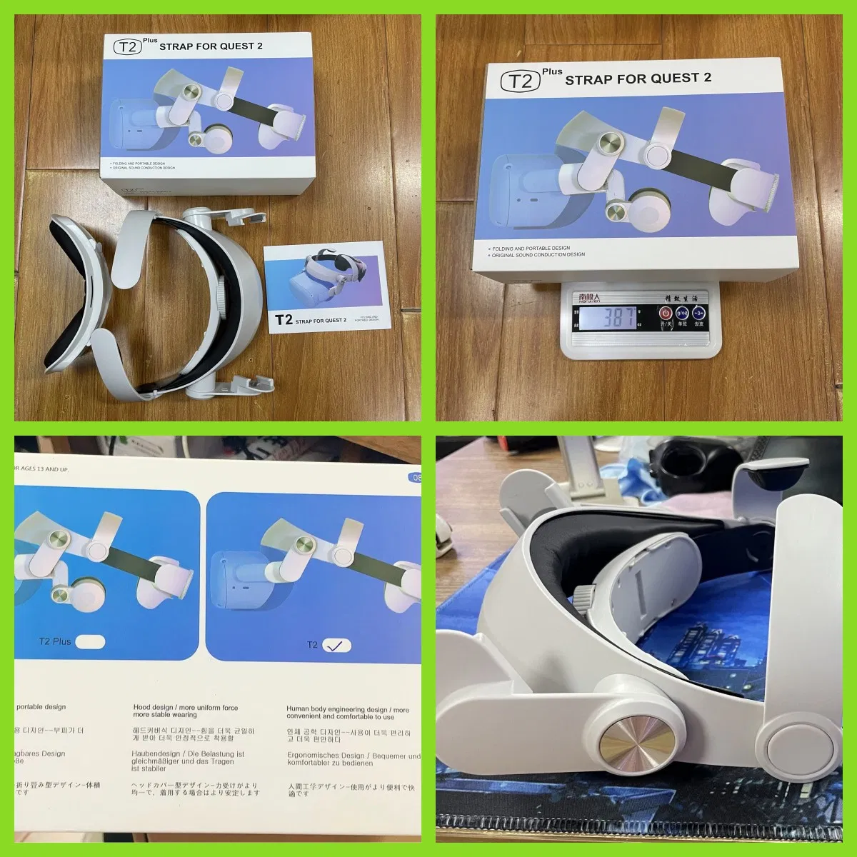 Head Wearing Accessories Vr 3D Glasses Integrated Head Strap