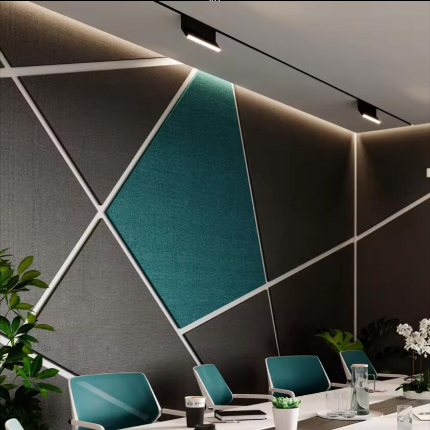 Custom Size High Density Sound Proof Wall Panel Acoustic Polyester Pet Felt Acoustic Panel Felt Sound Absorbing Wall Panel