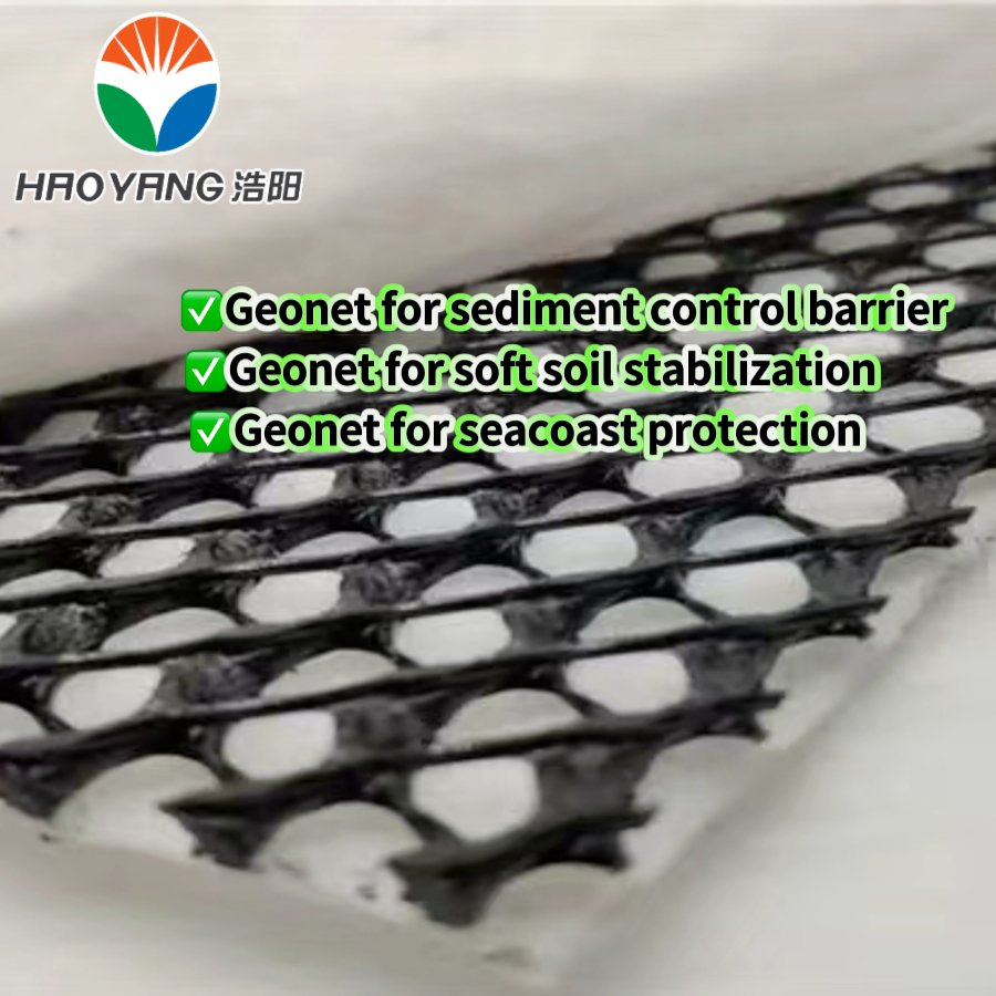 6m Width, 3D Composite Drainage Geonet in Landfill Network