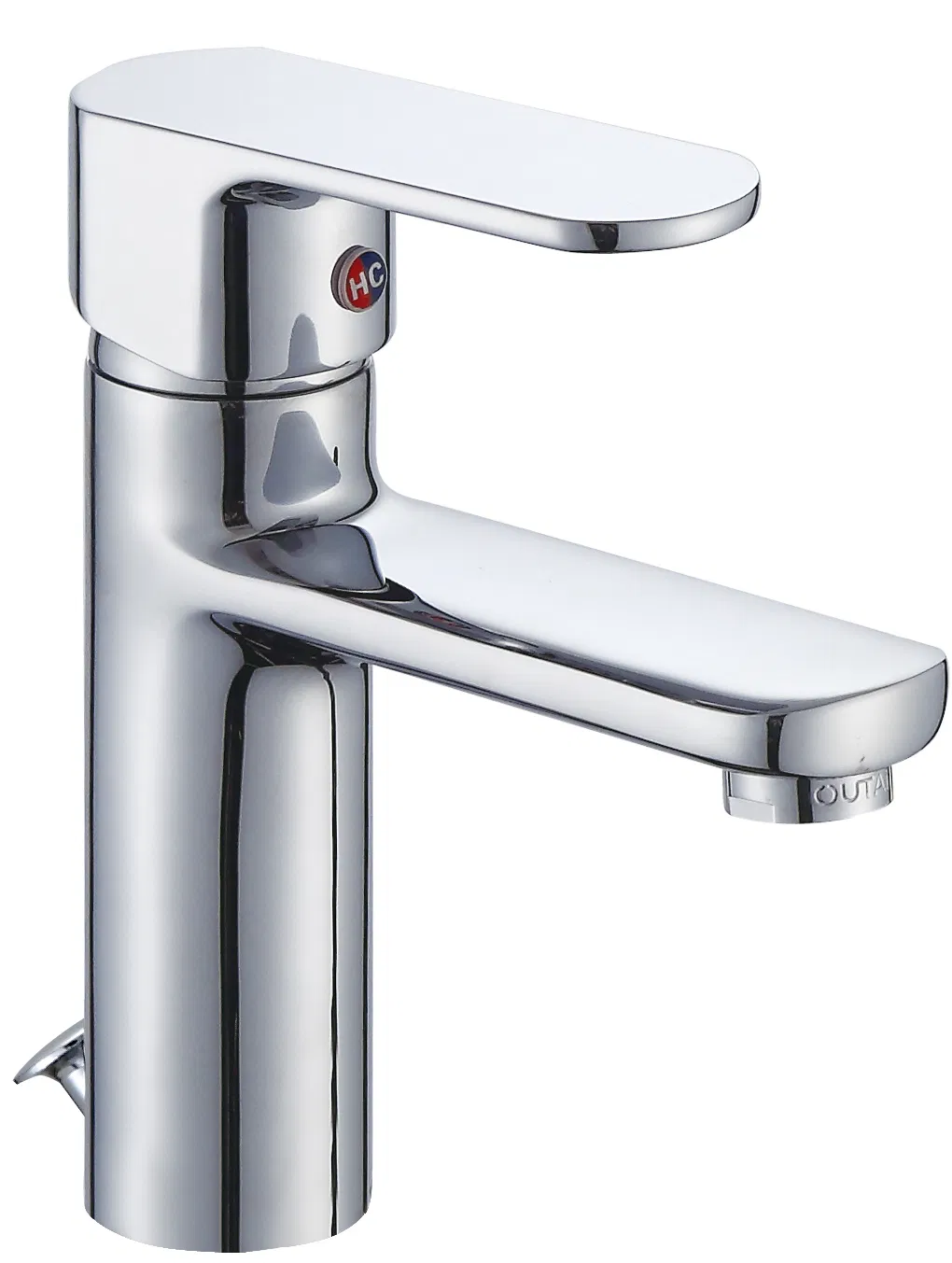 Cold Hot Water Bathroom Basin Mixer Copper Faucet Electric Camping Shower