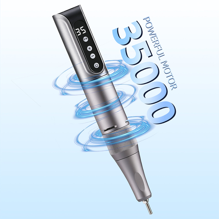 Doufu High-Speed Portable Nail Drill with 35000 Rpm Precision