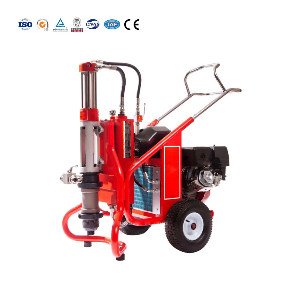 Large Multi-Functional Gasoline Powered High-Pressure Airless Spraying Machine
