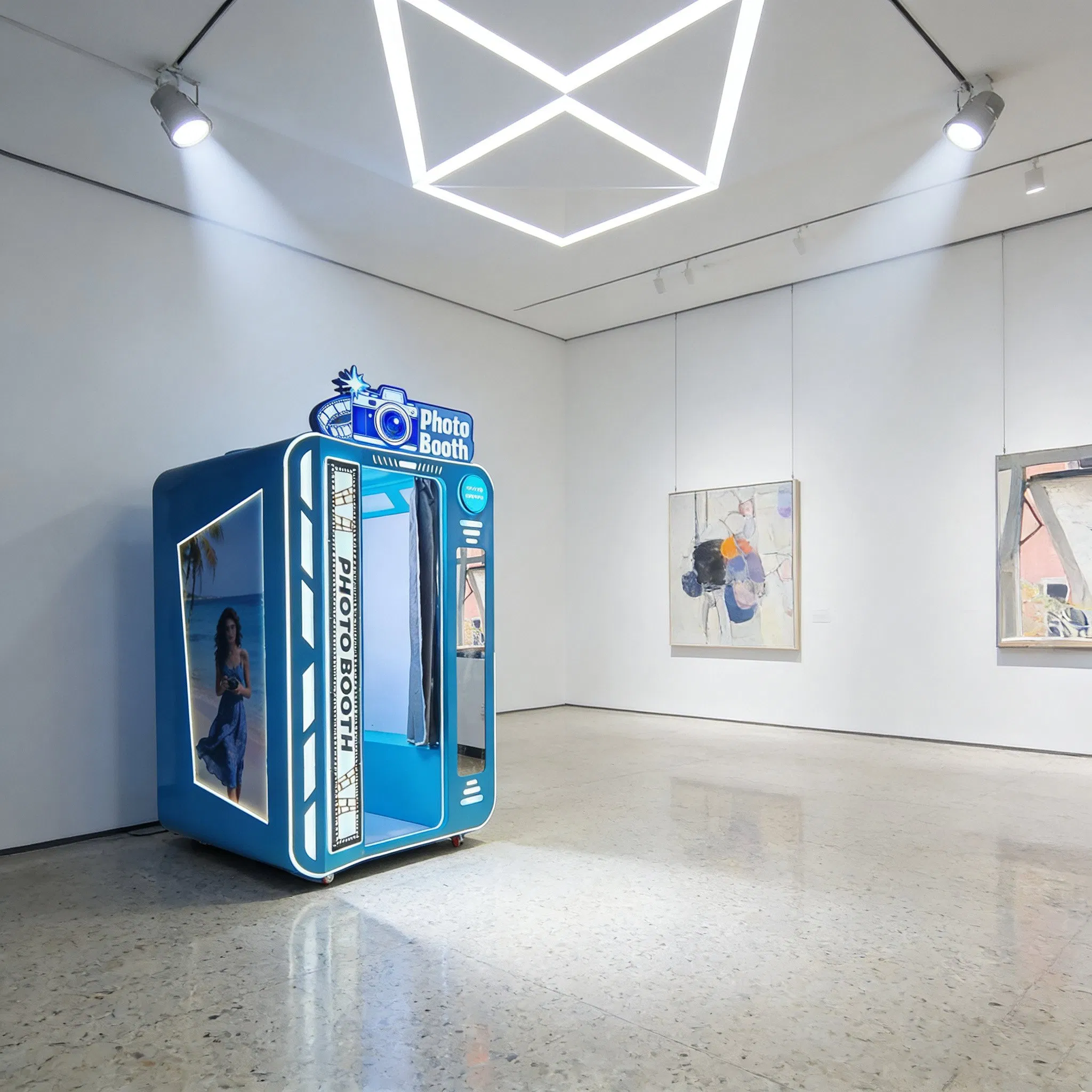 Commercial Customized Korean Digital Vending Photo Booth Machine Kiosk