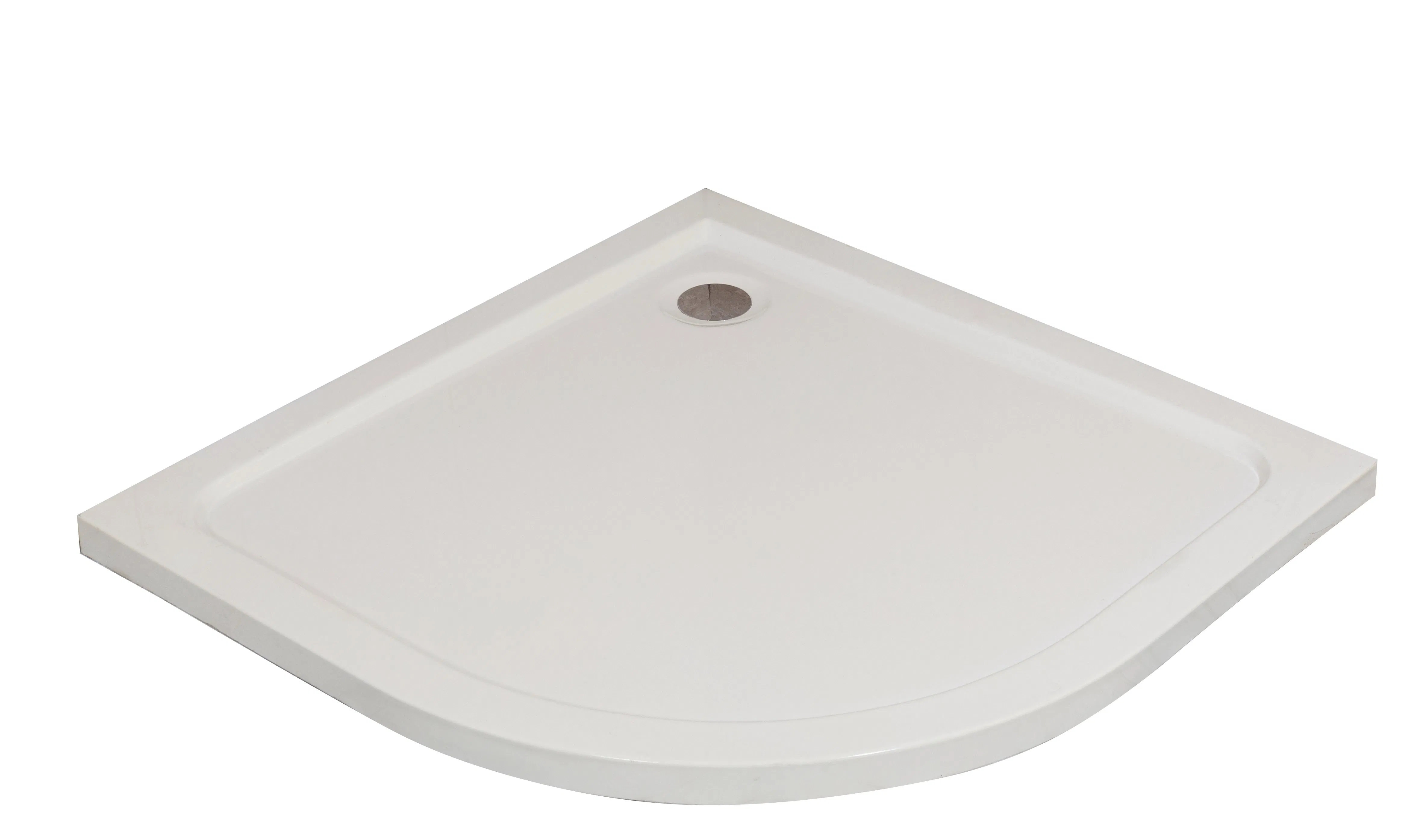 Sector White Acrylic Bathroom Modern Shower Tray Shower Base