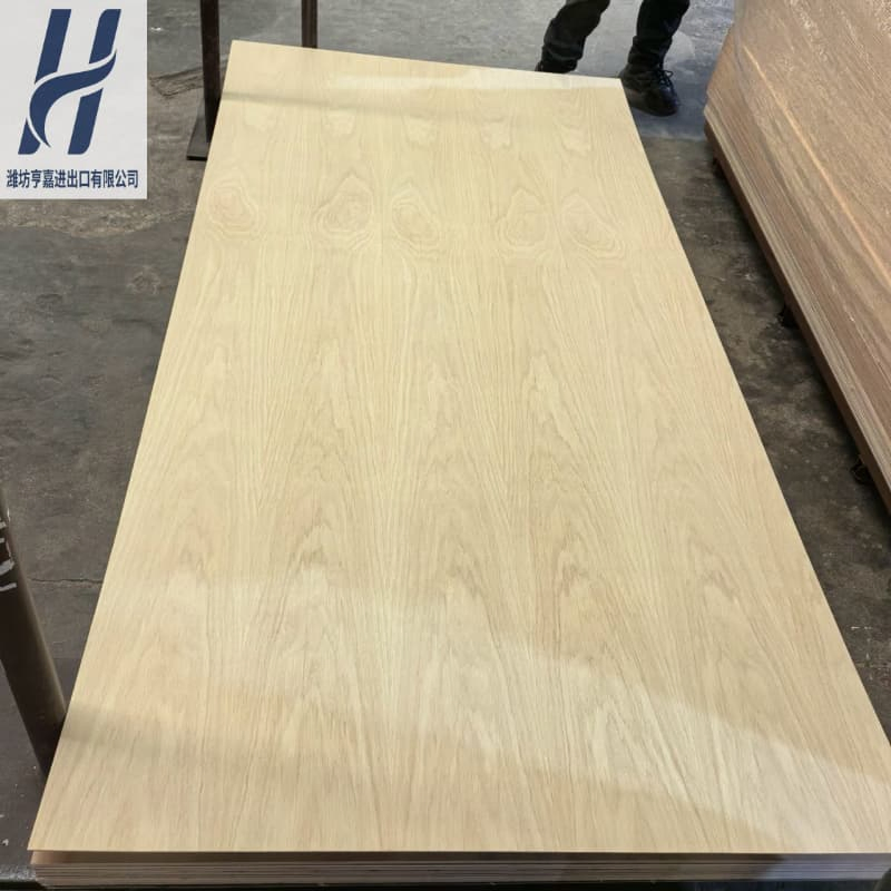 Hengjia 3-18mm Natural Veneer White Oak Plywood for Furniture