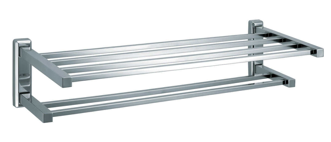 Hot Selling Bathroom Hotel Space Towel Rack with Hooks