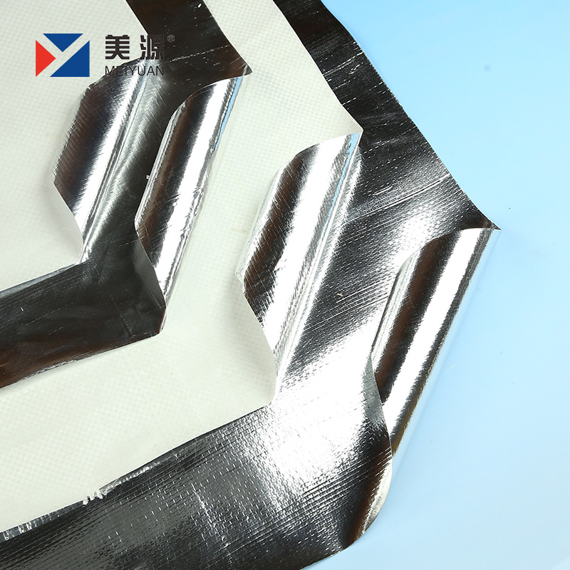 Building Materials Wholesale Aluminum Foil Facing Insulation Fsk Facing Aluminum Foil Foil-PE Woven Lamination