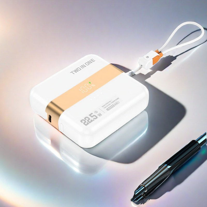 High-Performance 10000mAh Mini Power Bank with 22.5W Fast Charging