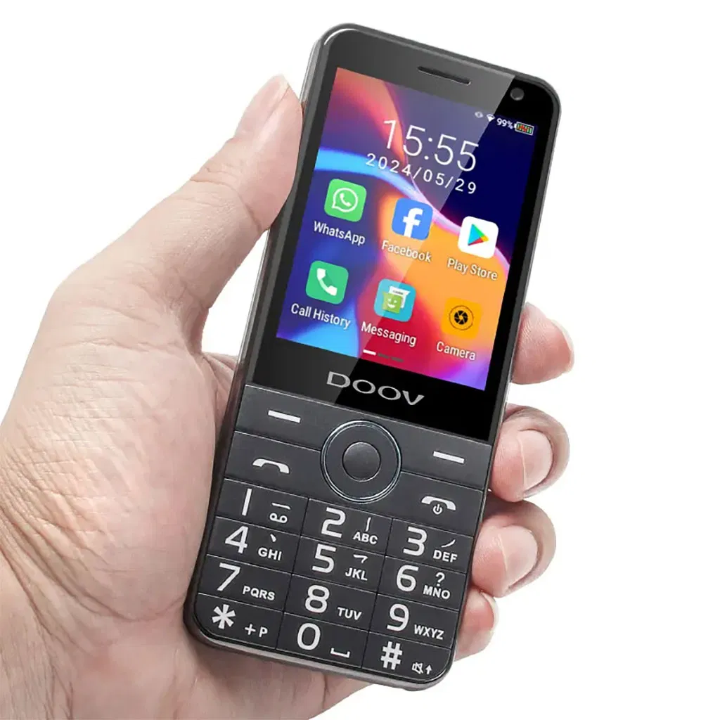 Кнопочный телефон с сенсорным экраном 2.8 дюйма, 3G/4G, Android
