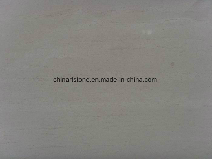 Beige/White Limestone Marble Serppegiant Moca for Tiles and Column