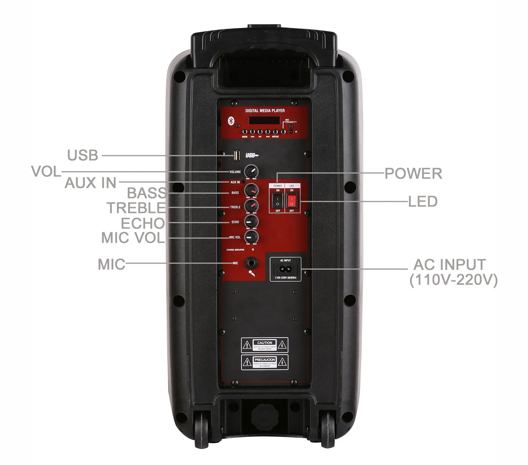 Tws 10 Inch Combo with One Active and One Passive Speaker Box