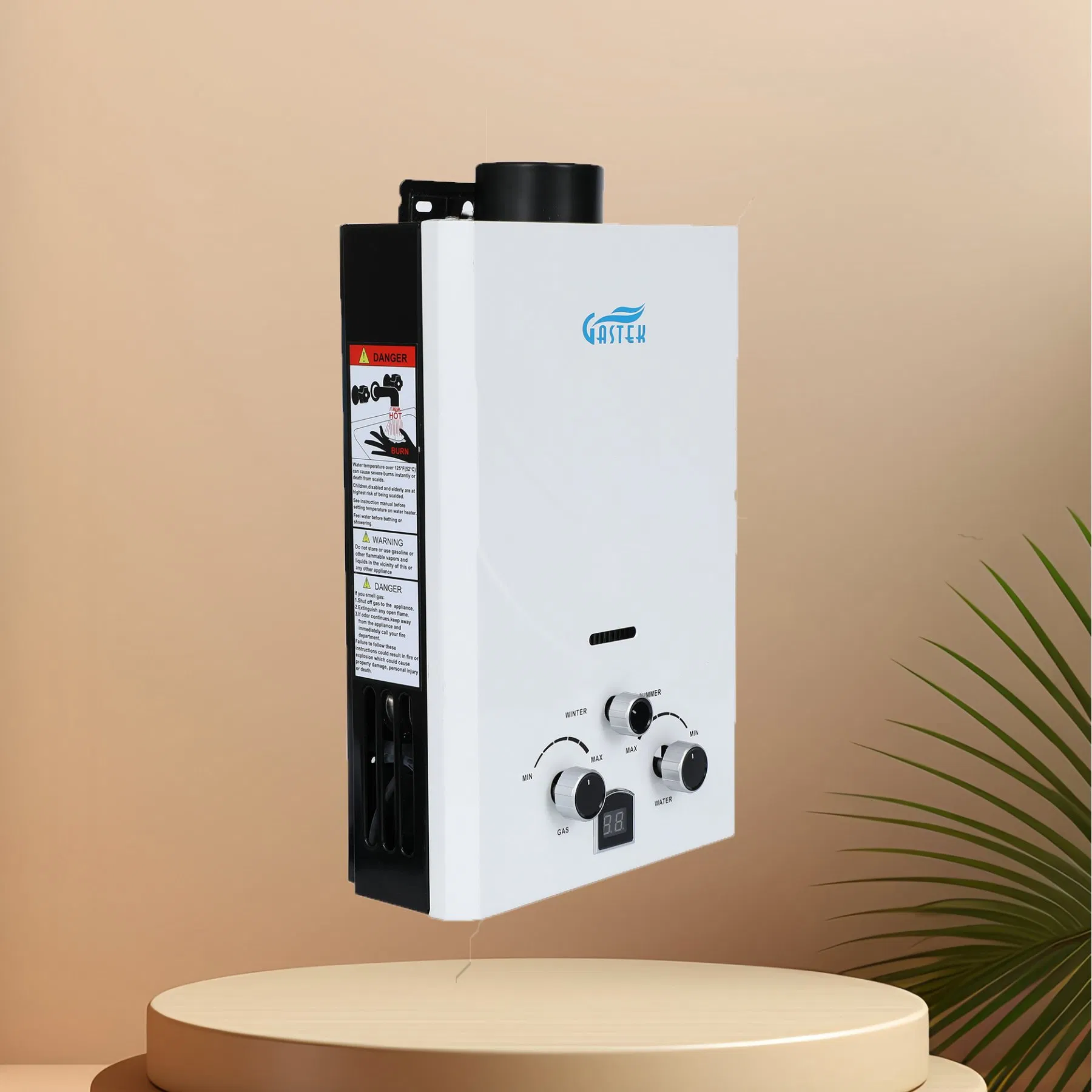 Wall Mounted Flue Type Shower Bathroom LPG Natural Camping Gas Water Heaters
