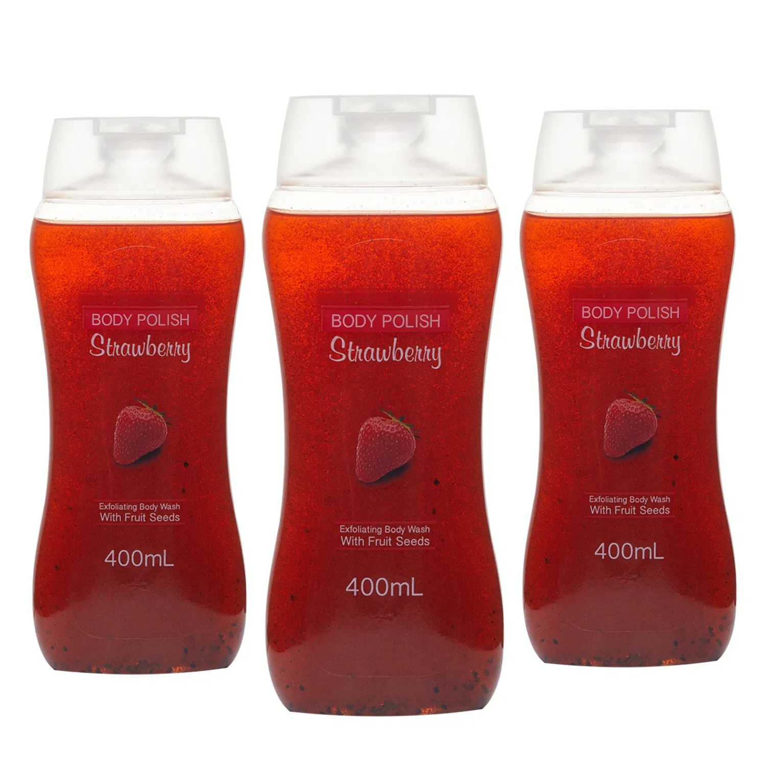 Organic Body Wash Gel Scrub Moisturizing Body Polish Whitening Bodywash