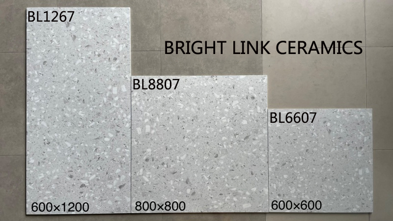 Good Quality All Matching Sizes 03 Terrazzo Porcelain Glazed Floor Wall Tile