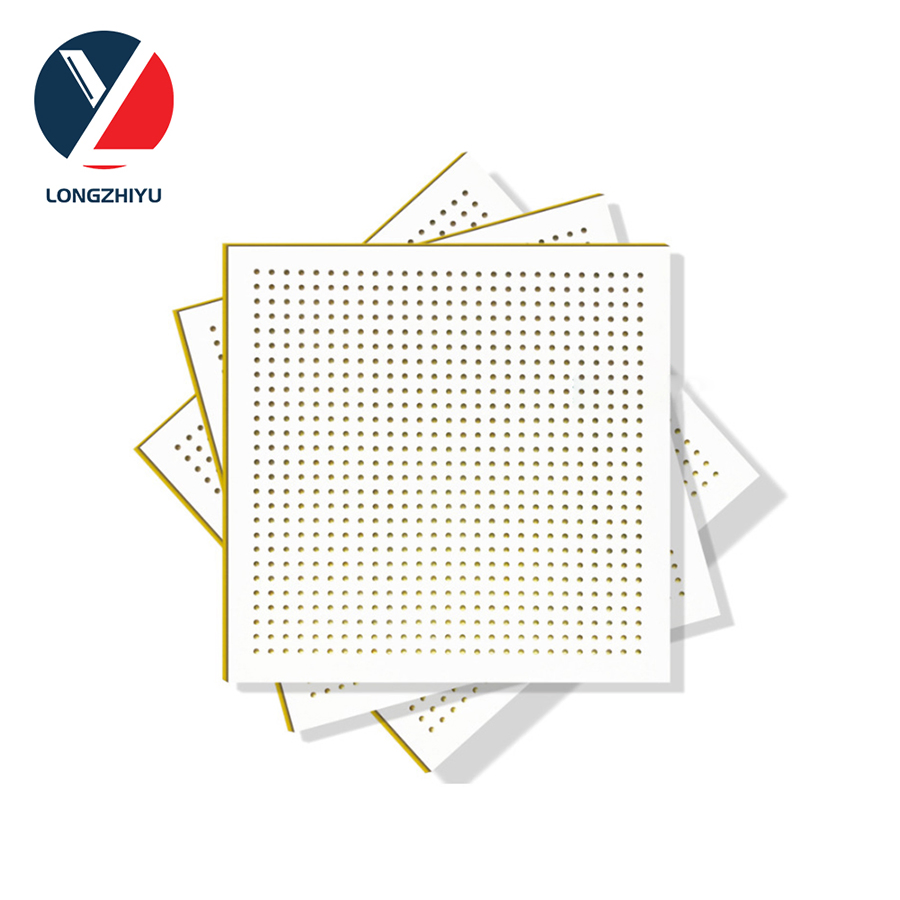 Building Material Glass Fiber Reinforced Gypsum Board Fireproof Fiberglass