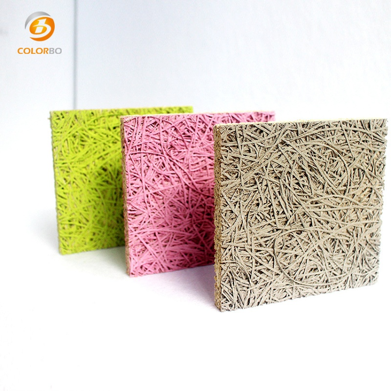 Color Can Choose Kapok Kound Absorbing Wall Tiles with Strong Sound Absorbing Effect
