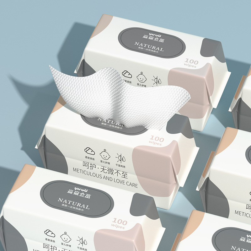 One-Time Extraction Type Paper Wholesale Beauty Salon Cleaning Face Towel Cotton