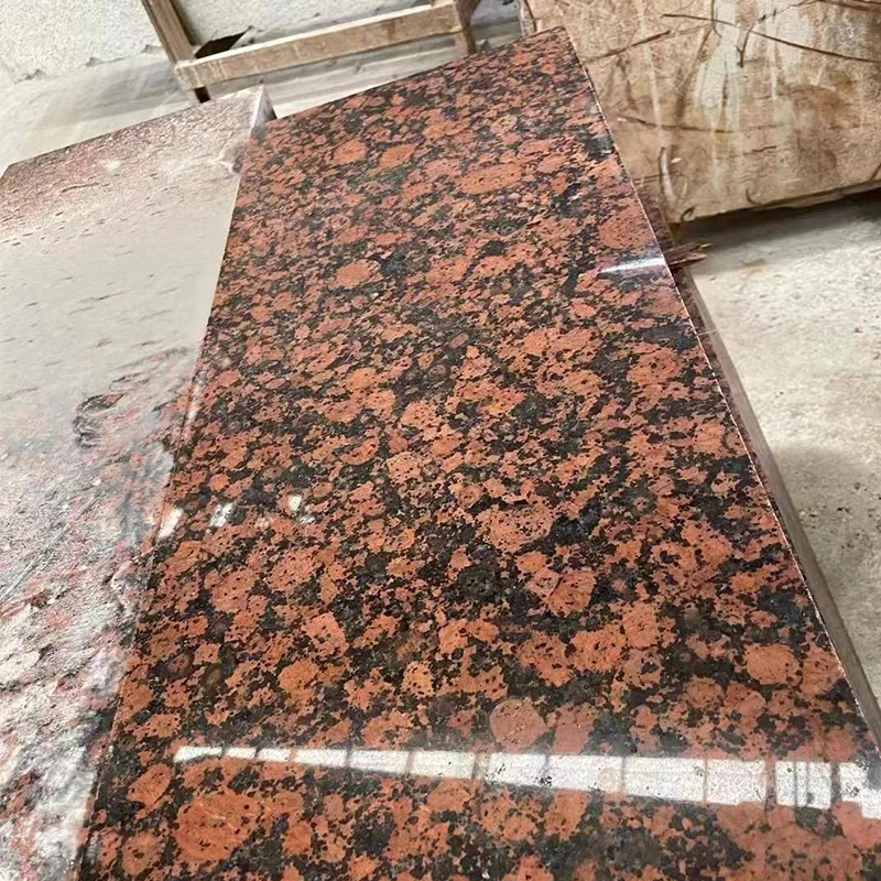 Luxury Carmen Red Granite Kitchen Island