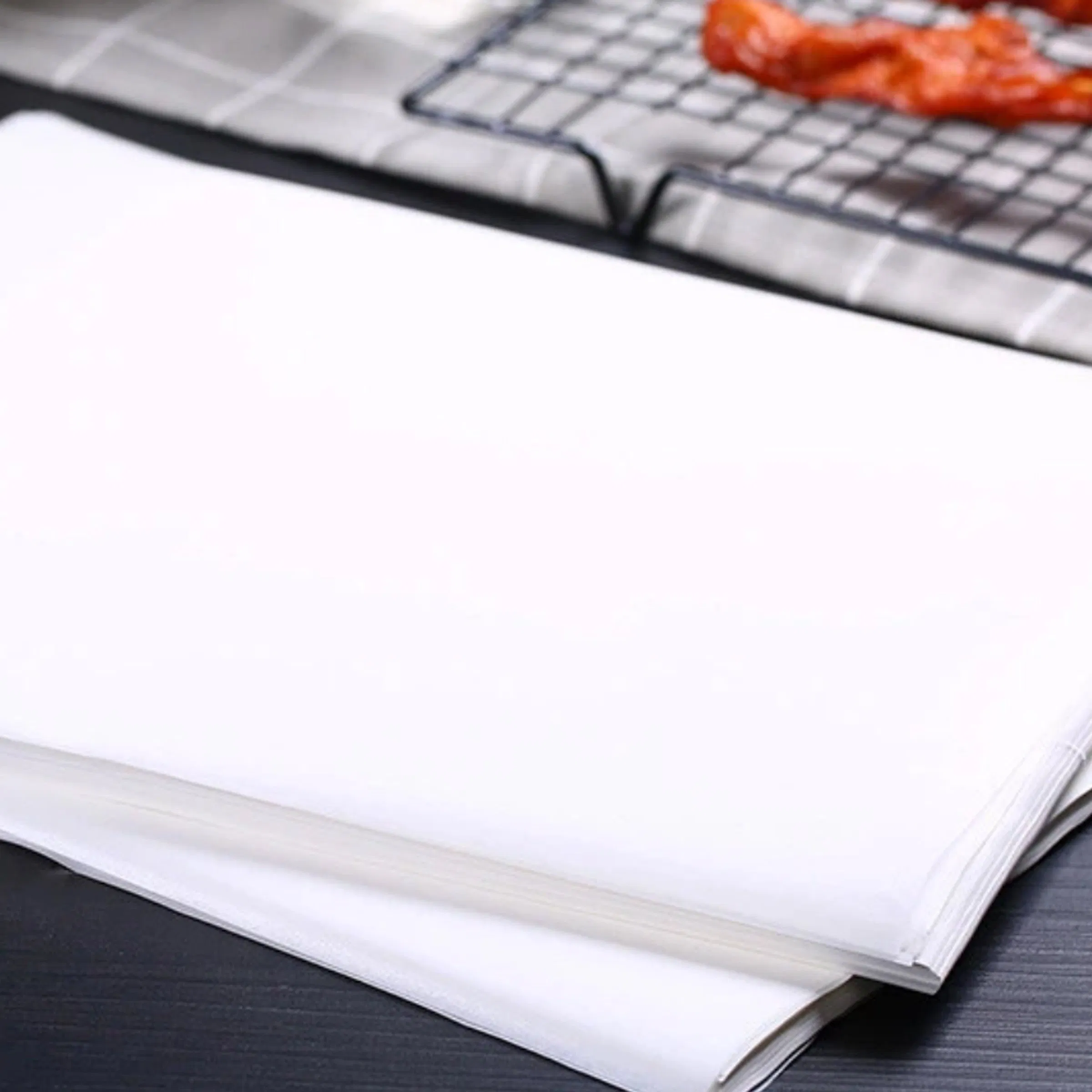 Customized Silicon Cooking Sheet Baking Parchment Paper Sheet Pan Baking Paper