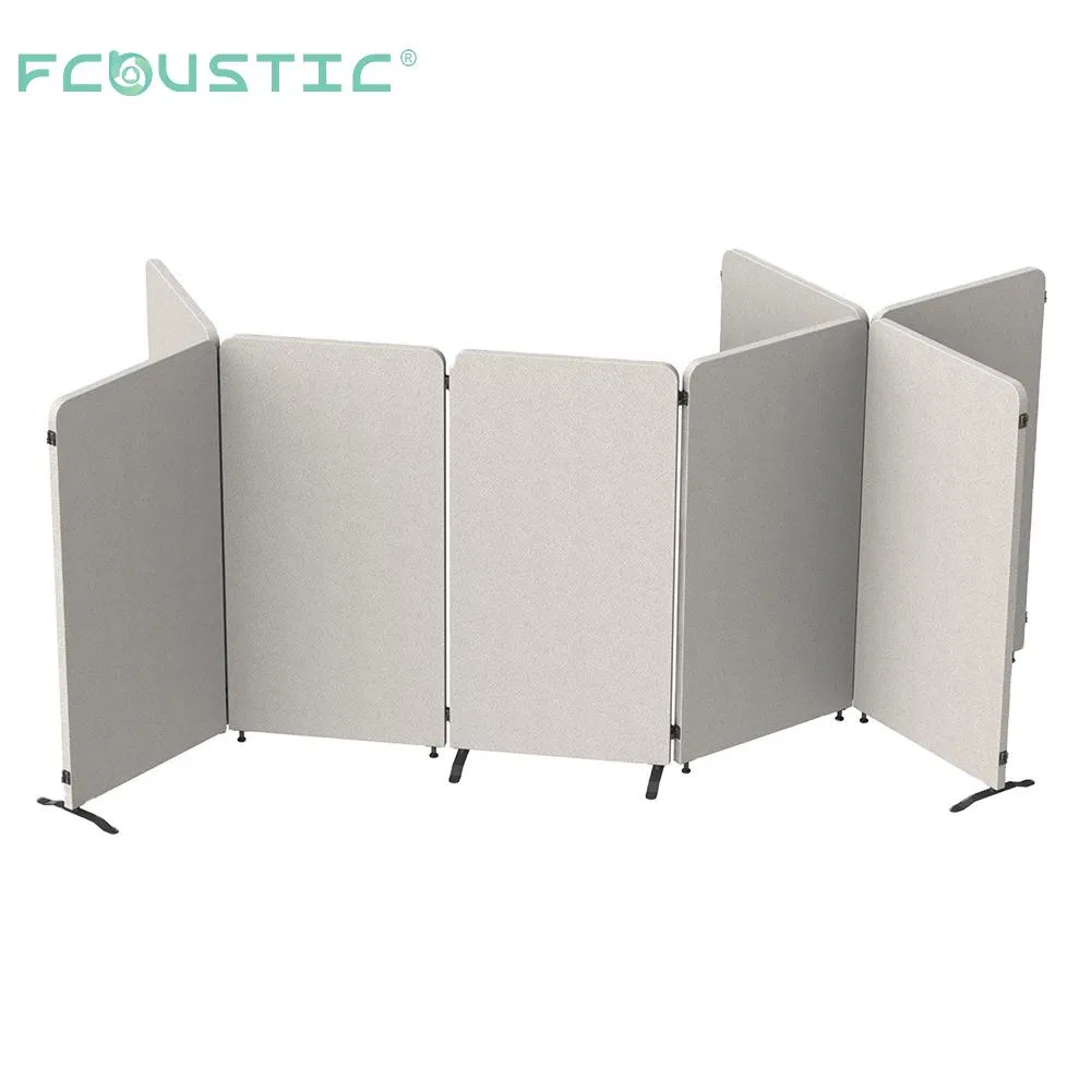 No Hcho Polyester Acoustic Partition Panels Sound Absorption Pet Acoustic Divder Panels Acoustic Office Cubicles