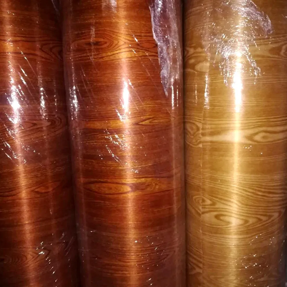 Wood Grain Color Polyester Fabric for FRP Profile