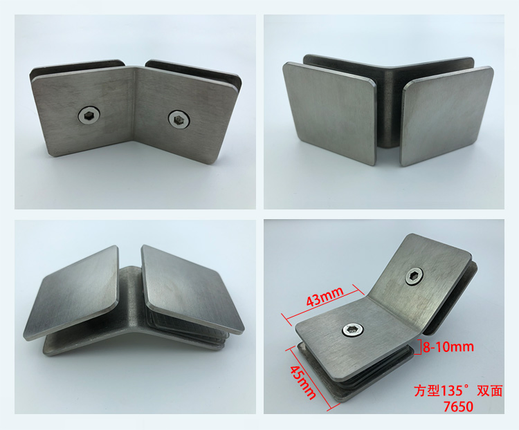 Bathroom Glass Shelf Clamp 90 Degree