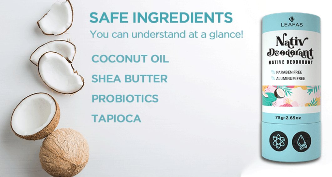 Private Label Paraben Free Shea Butter Natural Deodorant