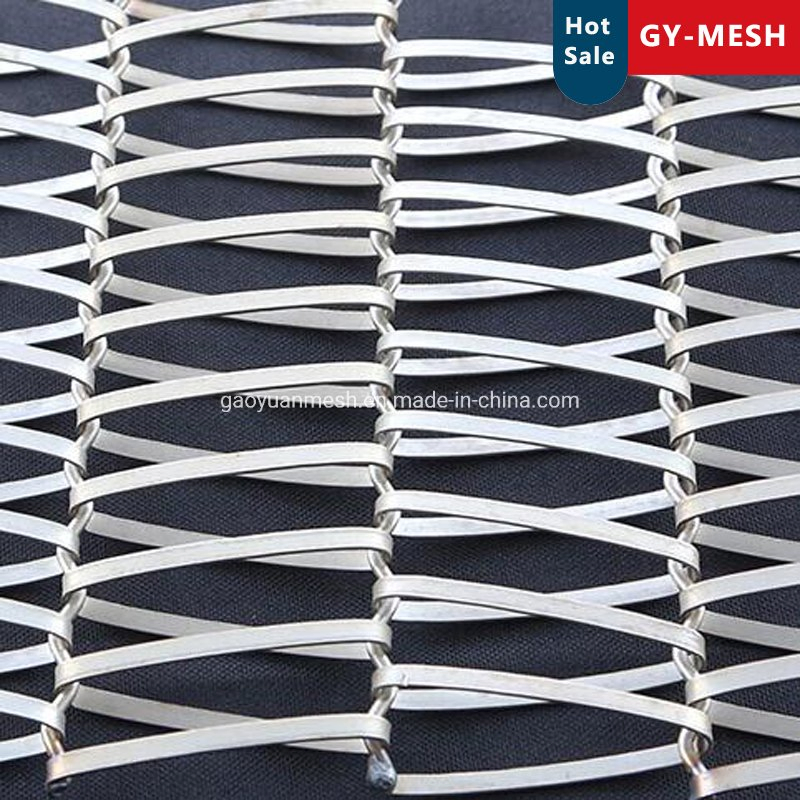 Spiral Woven Mesh for Decorative Building Architectural Mesh