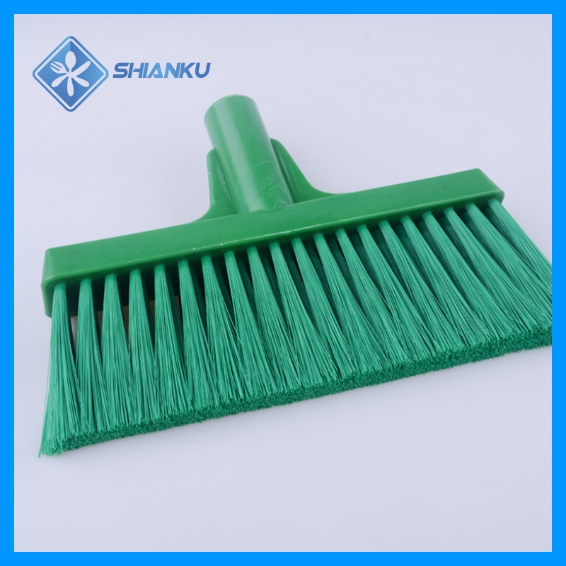 Shianku Industrial Food Grade Broom Soft Bristles Lobby Floor Cleaning Broom Head